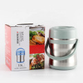 Portable multi-layer vacuum insulated pot  thermal tiffin cooker food storage box